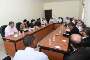 Vice President for Academic Development Checks on Readiness of Al-Qunfudhah College of Computer for the Academic Accreditation